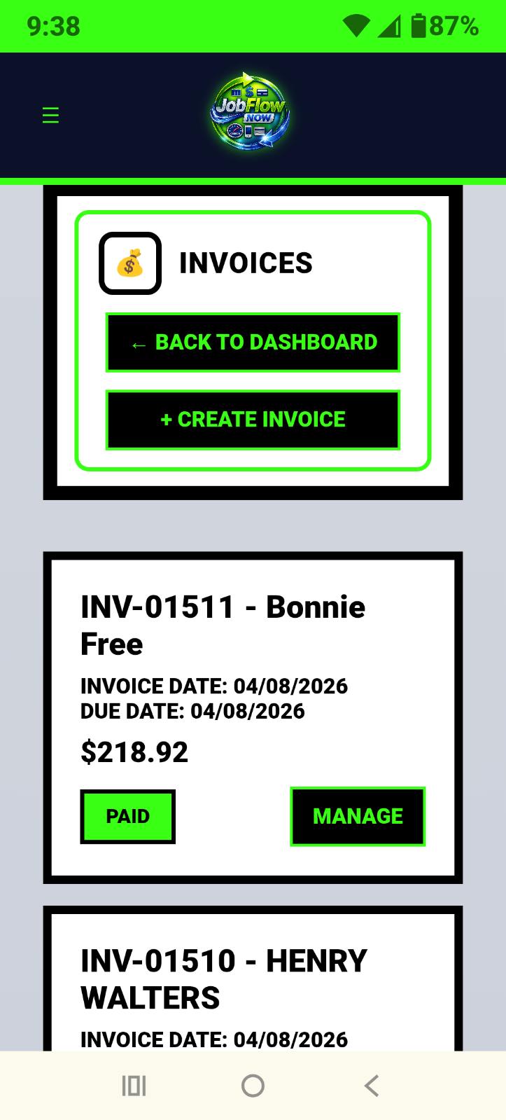 Mobile Invoices