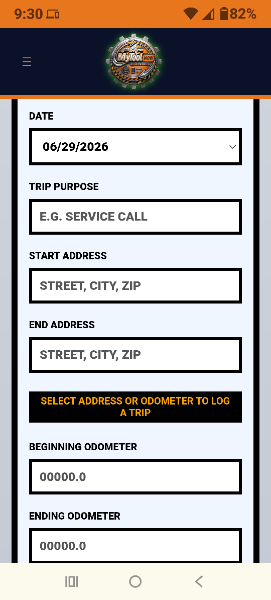 Mobile Mileage Tracker
